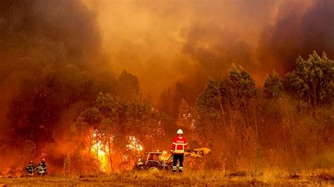 Portugal battles wildfires amid third heatwave of the year